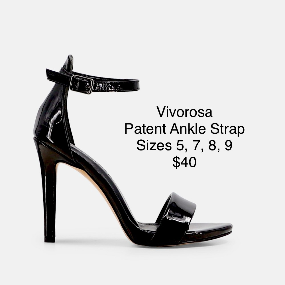 Black patent Sandals